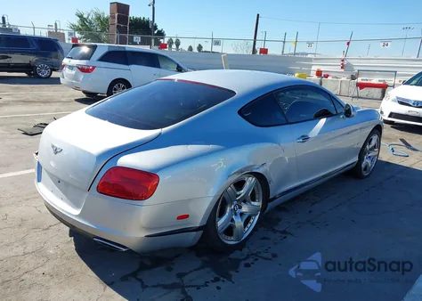 2012 Bentley Continental Gt from USA, damaged, VIN SCBFR7ZA9CC070736